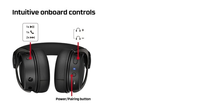 HyperX Cloud MIX - Gaming Headset - Stereo - Bluetooth - Black/Gunmetal