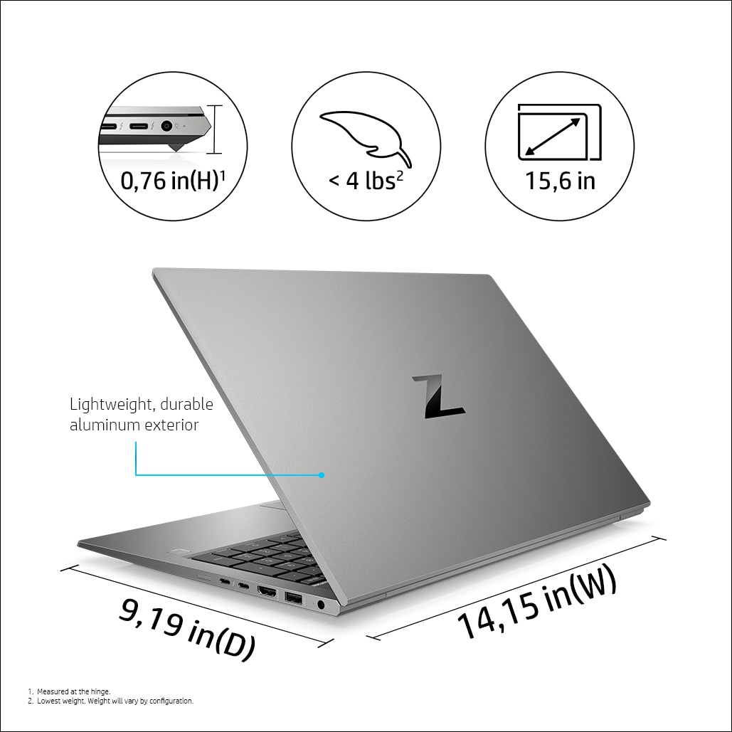 ZBook Firefly 15 G8 - 15.6in - i7 1165G7 - 32GB RAM - 1TB SSD - Win11 Pro - Azerty Belgian