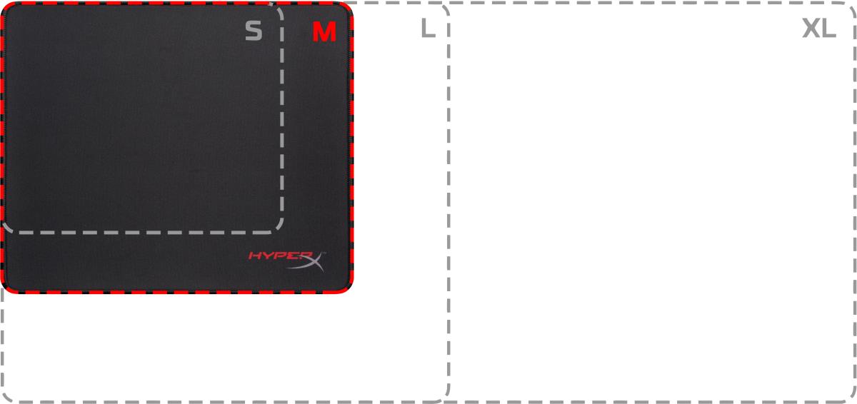 HyperX FURY S - Gaming Mouse Pad - Cloth (M)