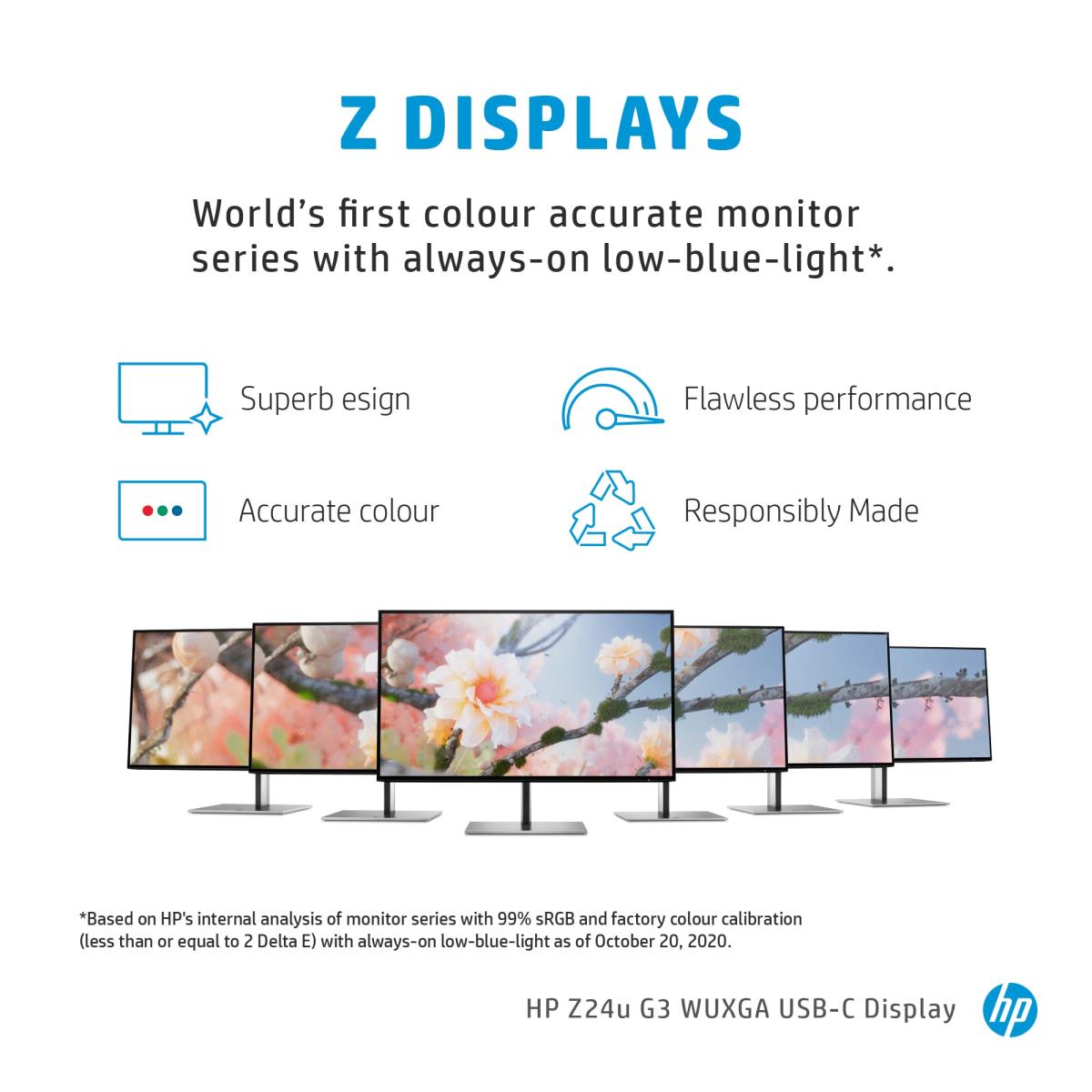 Desktop USB-C Monitor - Z24u G3 - 24in - 1920x1200 (WUXGA) - IPS