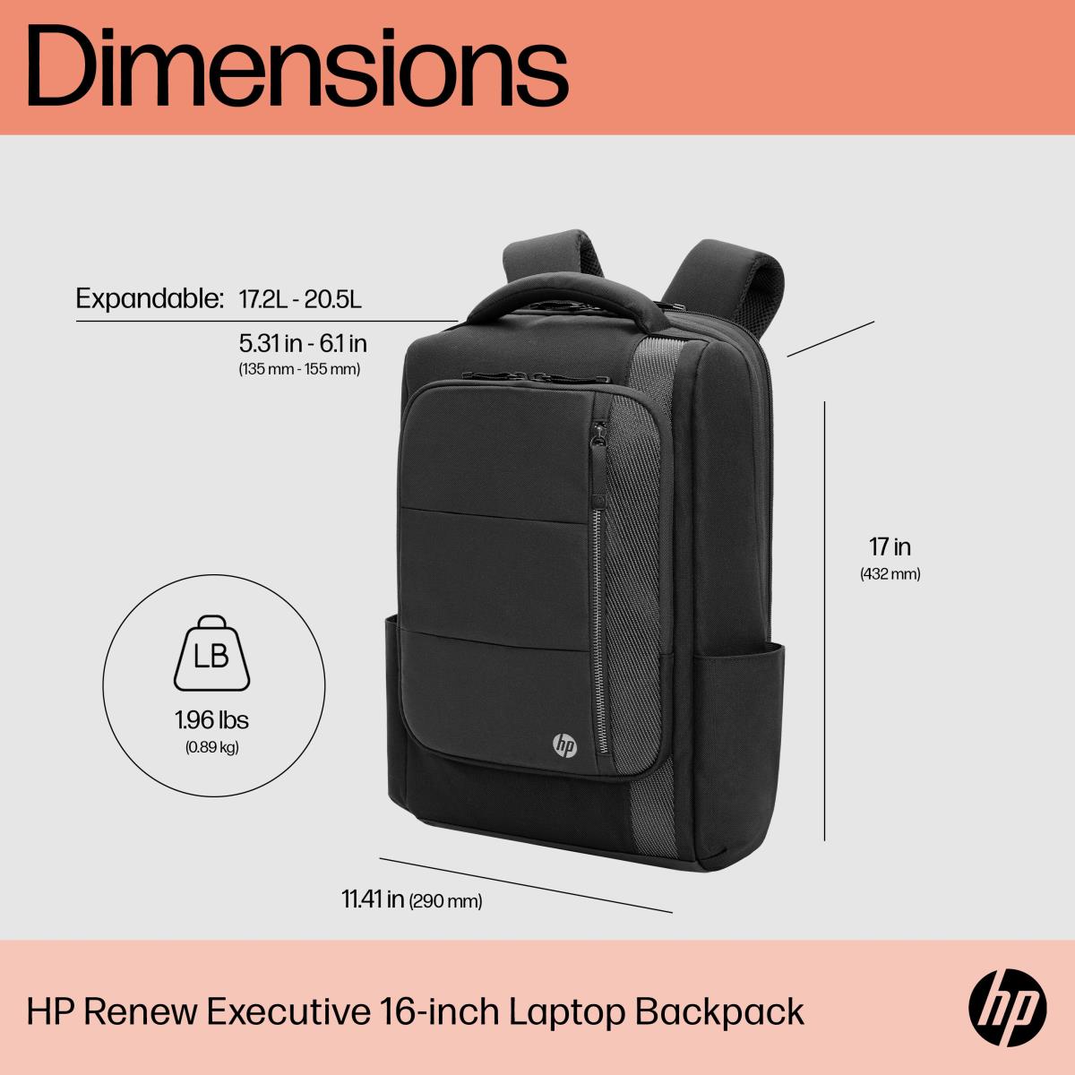 Renew Executive - 16in Notebook Backpack
