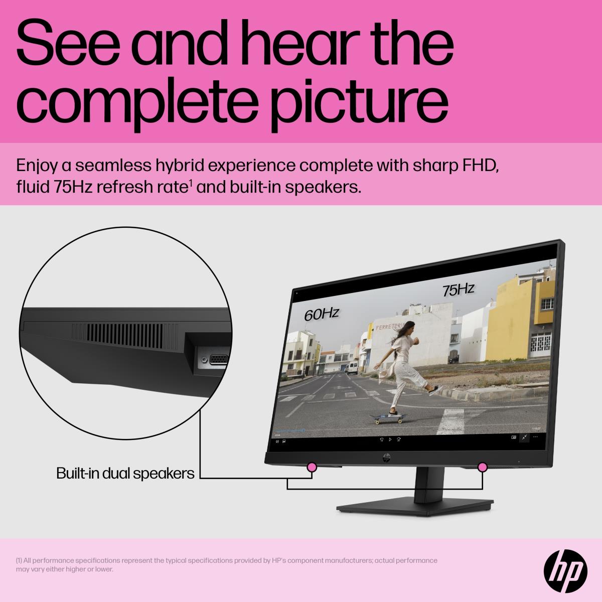 Desktop Monitor - P24h G5 - 24in - 1920x1080 (FHD) - IPS