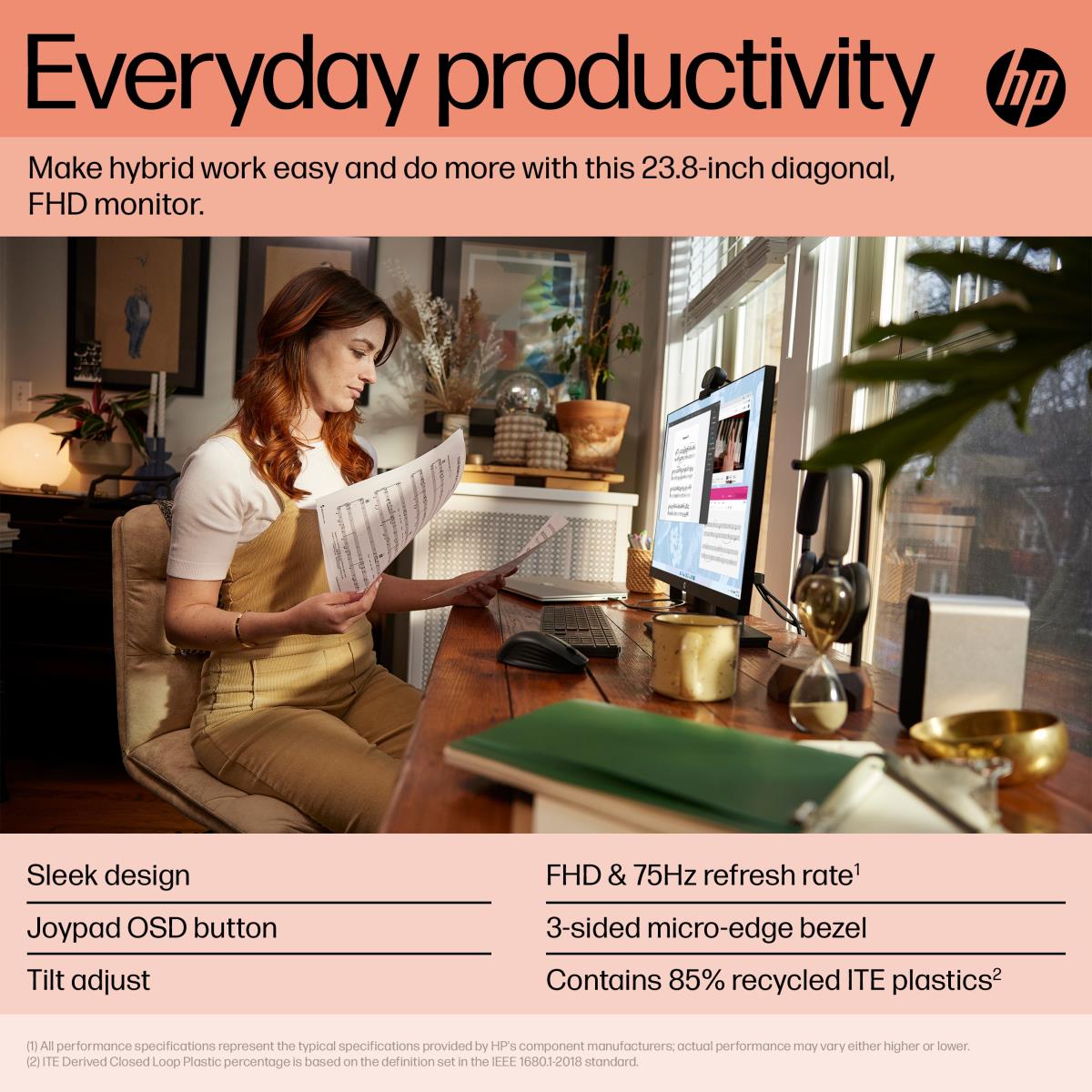 Desktop Monitor - P24 G5 - 24in - 1920x1080 (FHD) - IPS