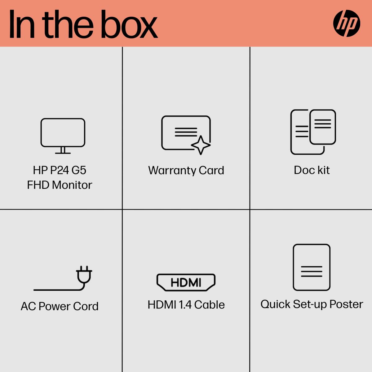 Desktop Monitor - P24 G5 - 24in - 1920x1080 (FHD) - IPS