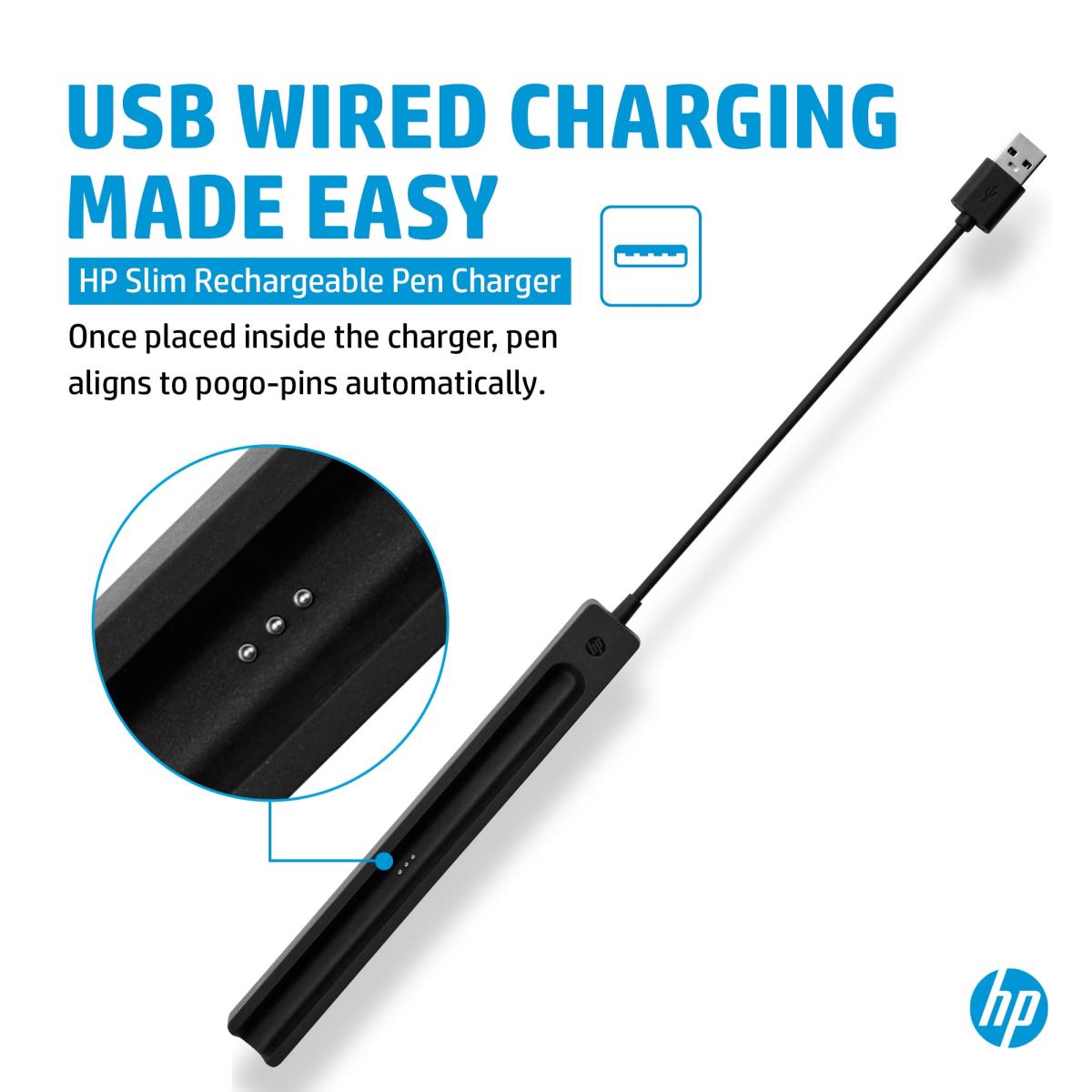 Rechargeable Slim Pen Charger