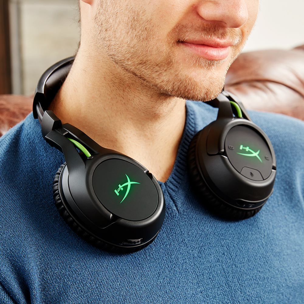 HyperX CloudX Flight - Wireless Gaming Headset - Xbox - Black/Green