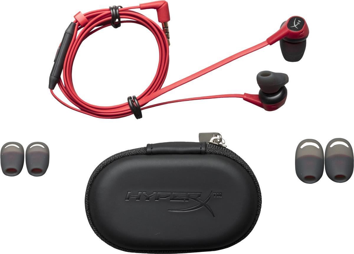 HyperX Cloud Earbuds - Red/Black