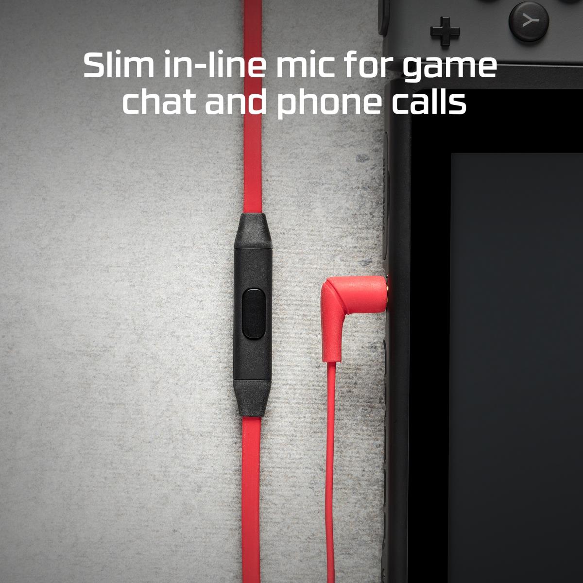 HyperX Cloud Earbuds - Red/Black