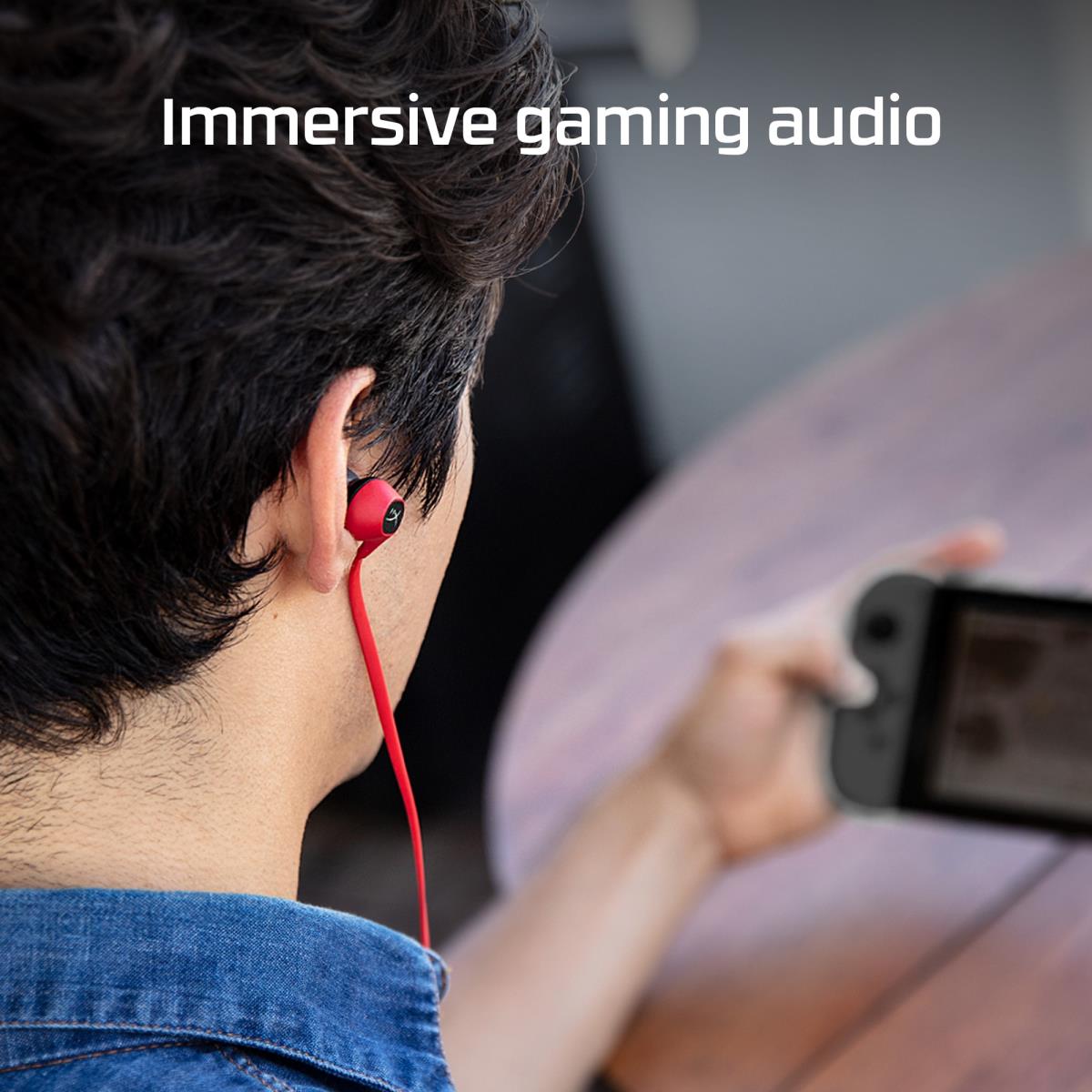 HyperX Cloud Earbuds - Red/Black