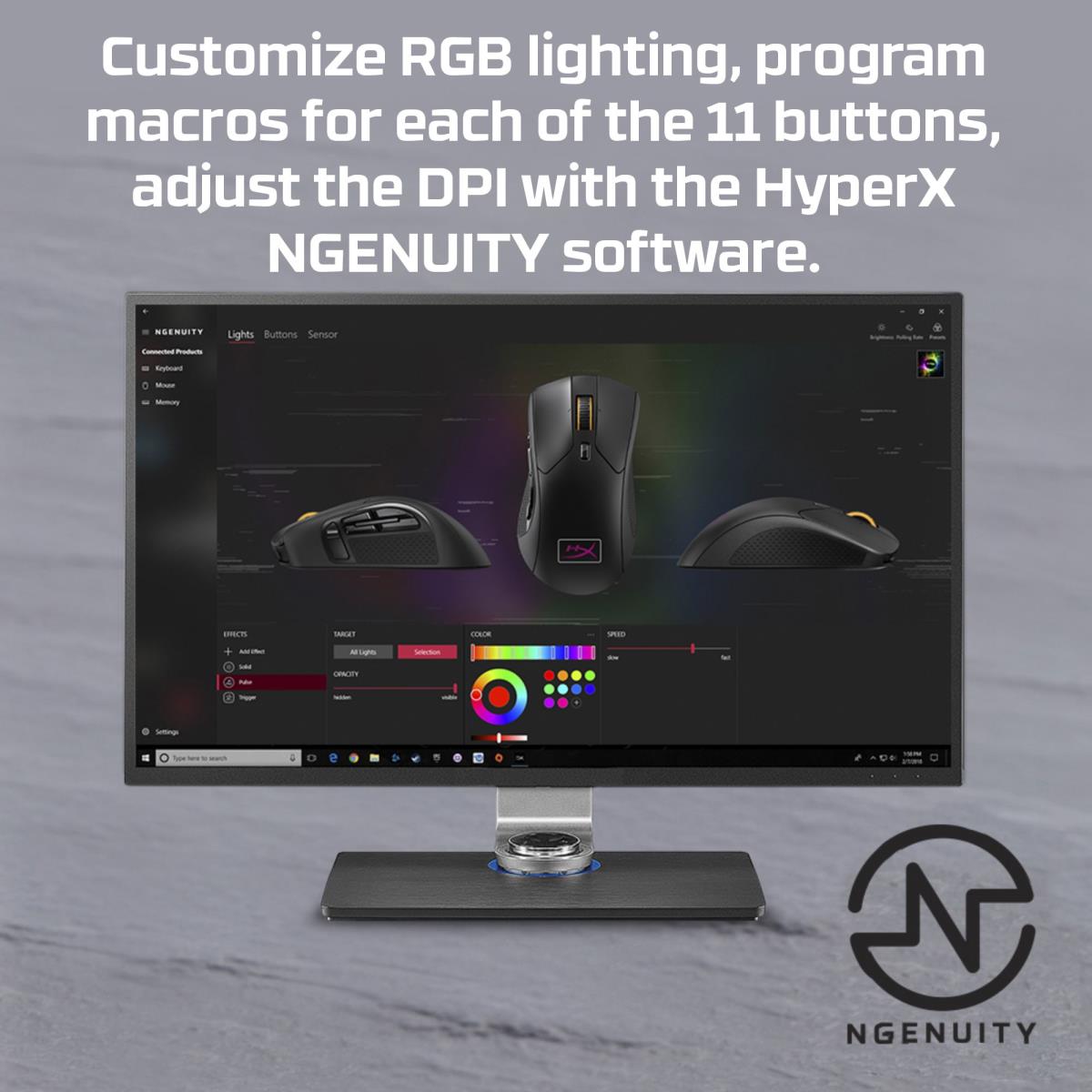HyperX Pulsefire Raid - Gaming Mouse - Black