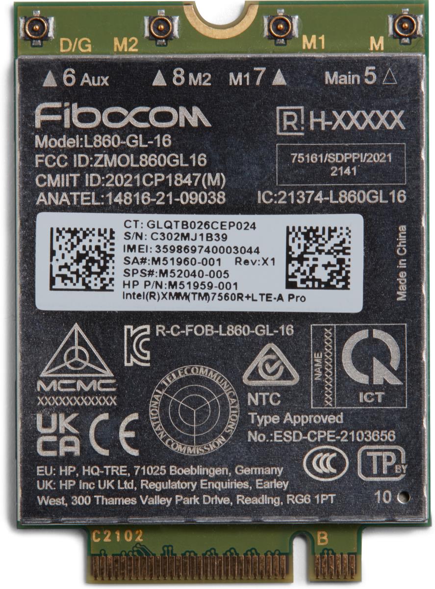 WWAN HP XMM 7560 R+LTE-AP
