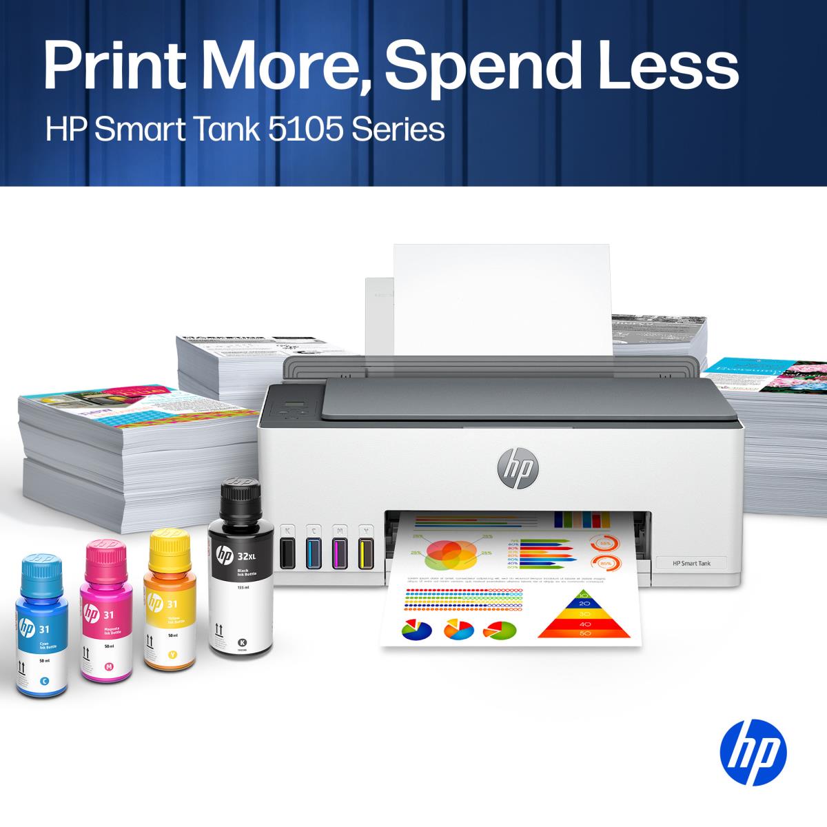Smart Tank 5105 - All-in-One Printer - Inkjet - A4 - USB / Wi-Fi / Bluetooth