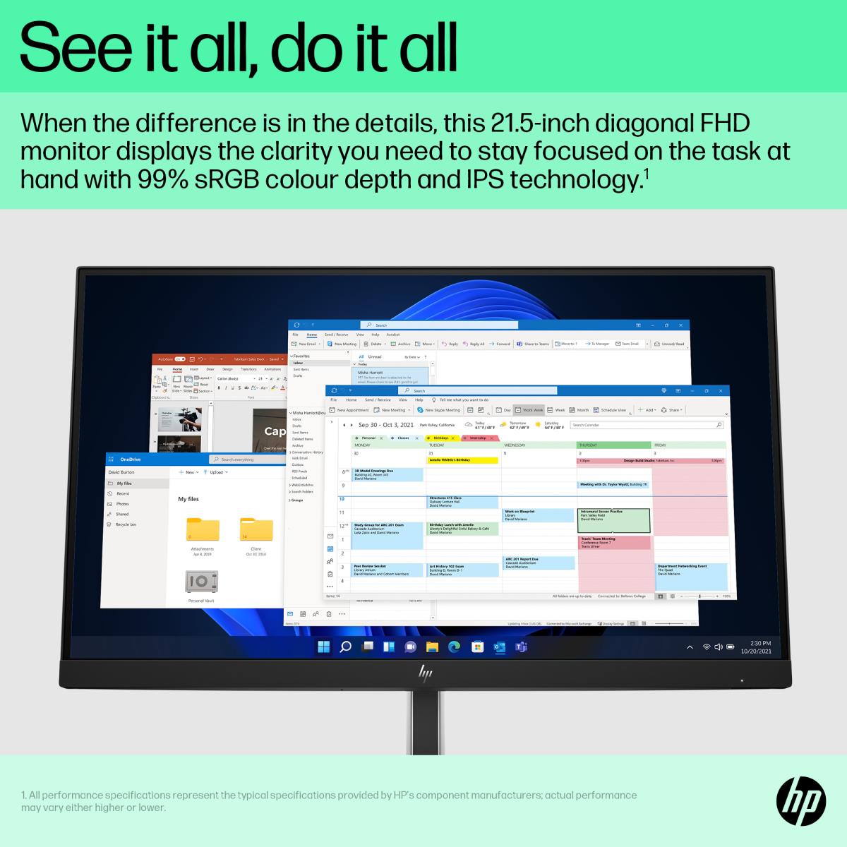 Desktop Monitor - E22 G5 - 22in - 1920x1080 (FHD) - IPS