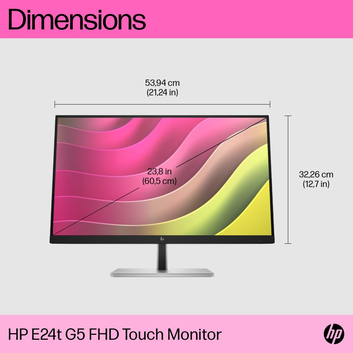 Desktop Monitor - E24t G5 - 24in - 1920x1080 (FHD) - IPS