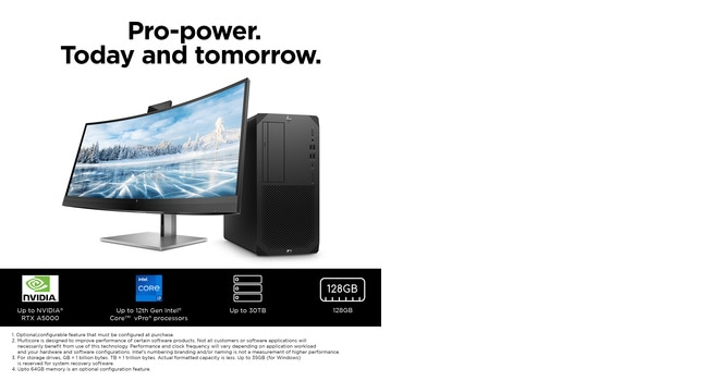 Workstation Z2 G9 Tower - i7 12700 - 32GB RAM - 1TB SSD - Win11 Pro - no Keyboard