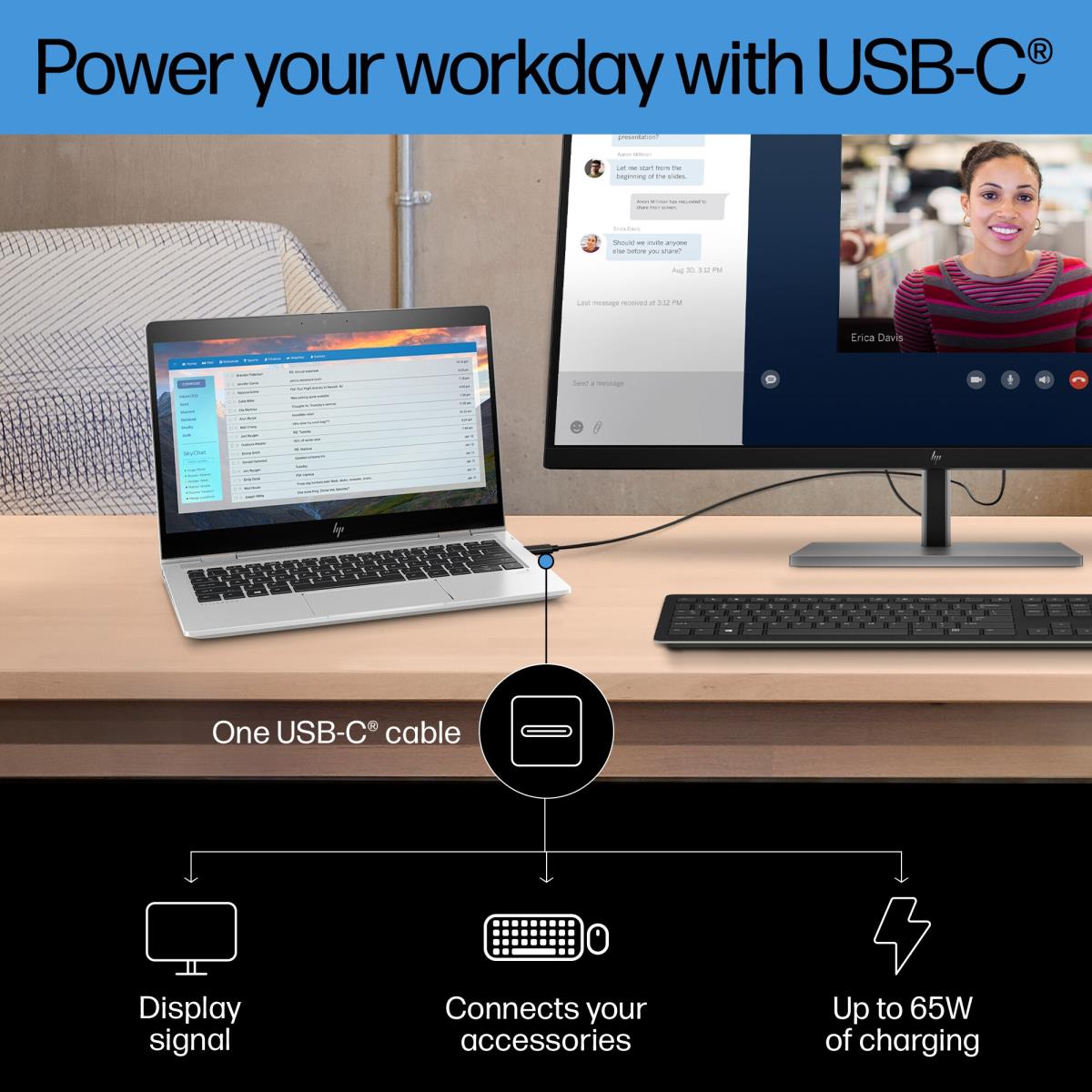 Desktop USB-C Monitor - E32k G5 - 32in - 3840x2160 (4K UHD)