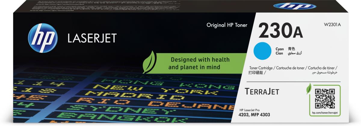 Toner Cartridge - No 230A - 1.8k Pages - Cyan