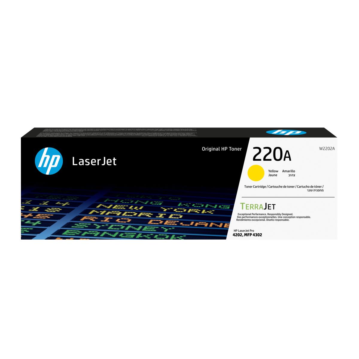 Toner Cartridge - No 220A - 1.8k Pages - Yellow