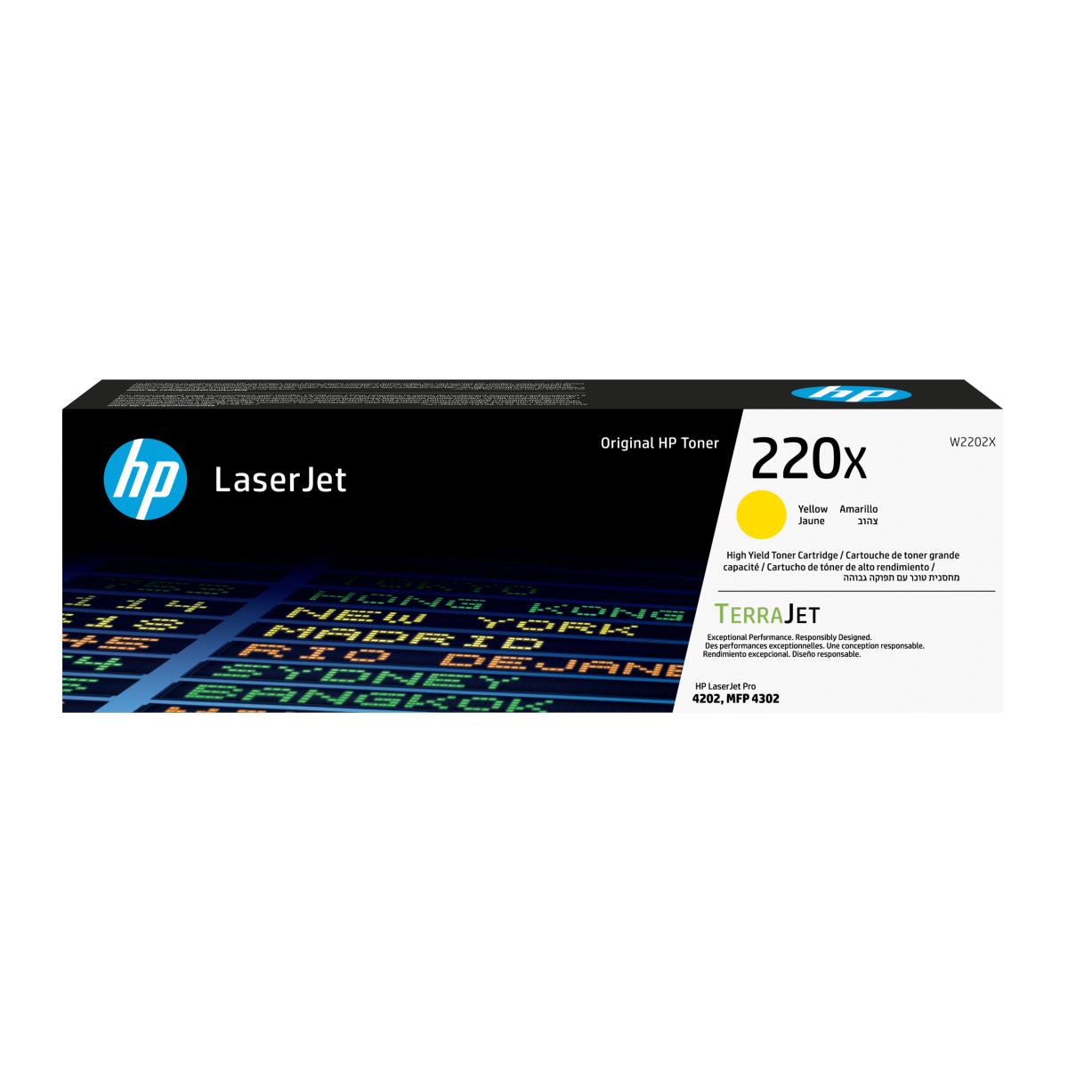 Toner Cartridge - No 220X - 5.5k Pages - Yellow