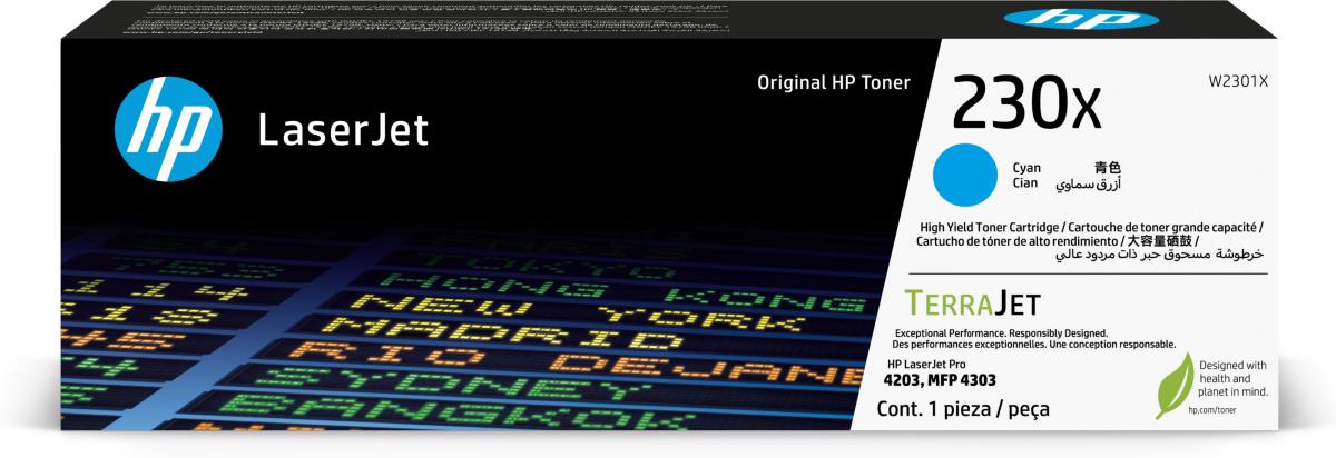Toner Cartridge - No 230x - 5.5k Pages - Cyan