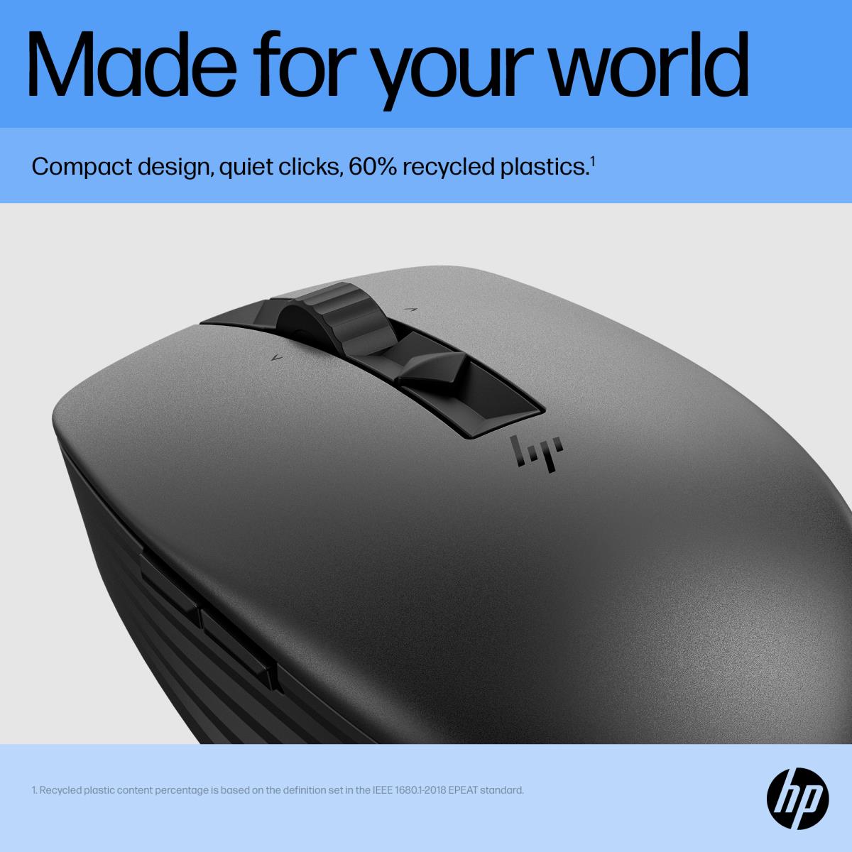 Wireless Rechargeable Silent Mouse - 710 - USB/Bluetooth