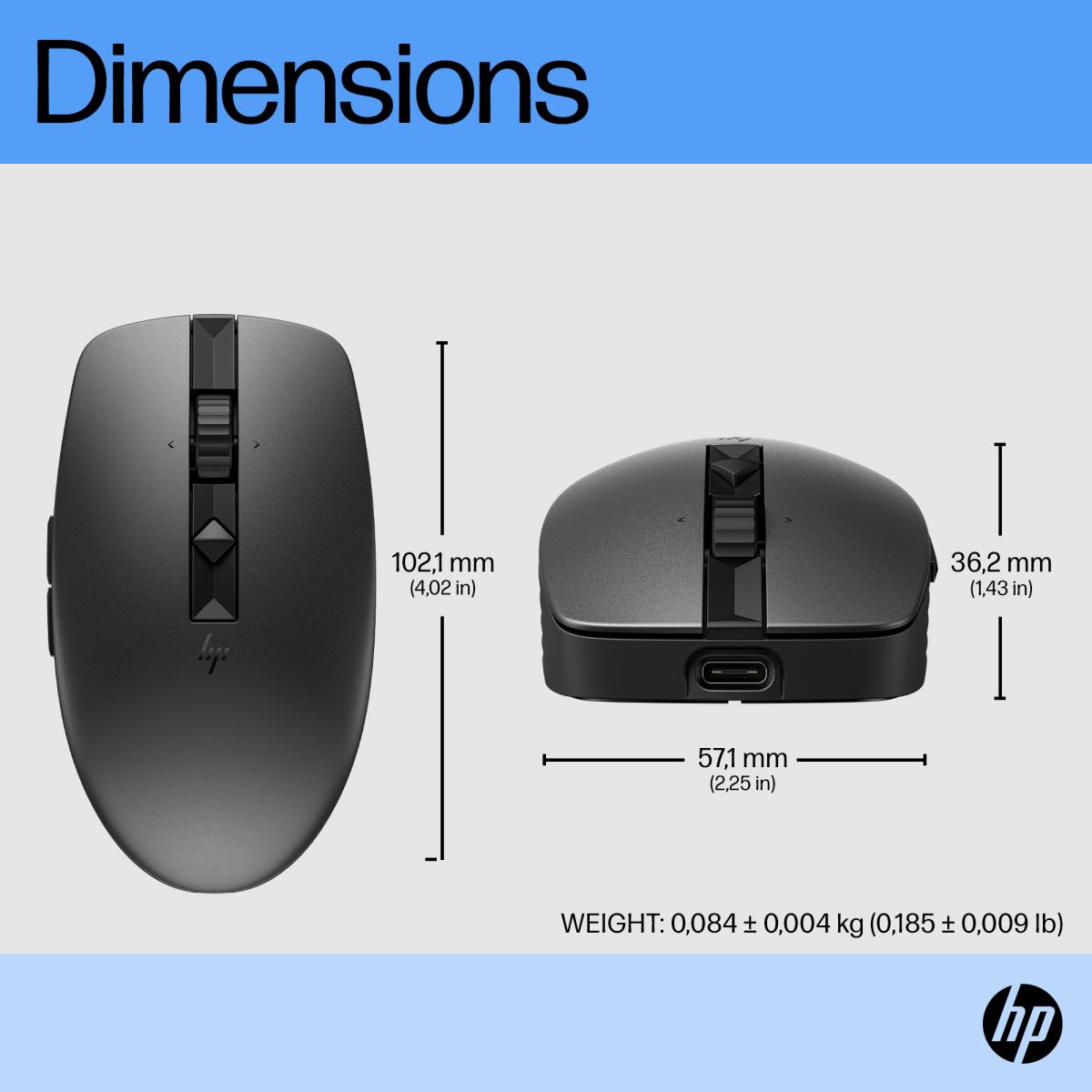 Wireless Rechargeable Silent Mouse - 710 - USB/Bluetooth