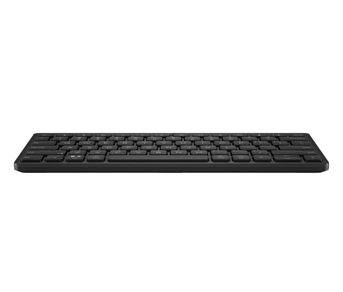Compact Multi-Device Bluetooth Keyboard 350 - Black - Qwertzu Swiss-Lux