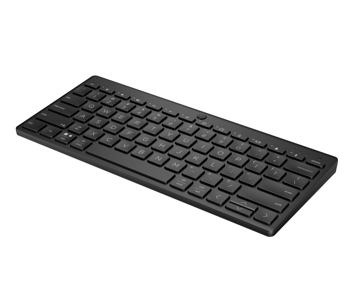 Compact Multi-Device Bluetooth Keyboard 350 - Black - Qwertzu Swiss-Lux