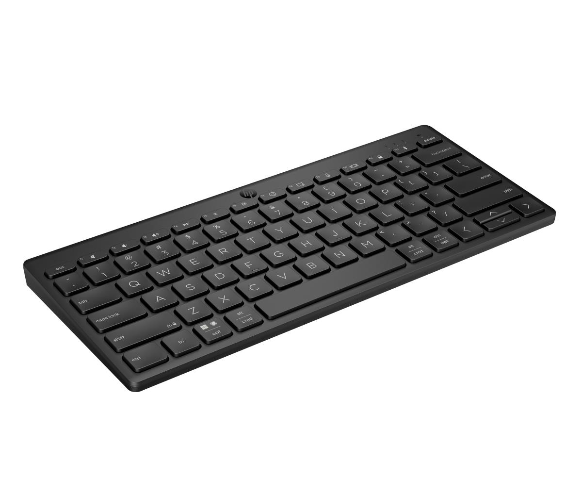 Compact Multi-Device Bluetooth Keyboard 350 - Black - Qwertzu Swiss-Lux