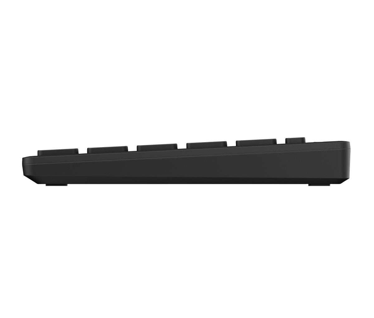 Compact Multi-Device Bluetooth Keyboard 350 - Black - Qwertzu Swiss-Lux