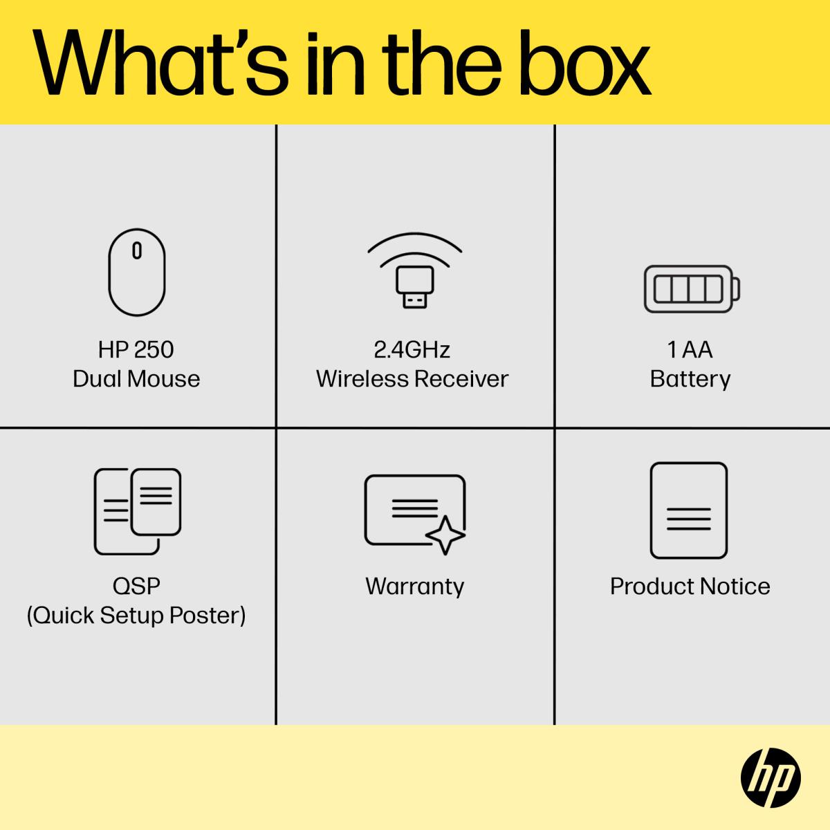 Wireless Dual Mode Mouse - 250 - Bluetooth