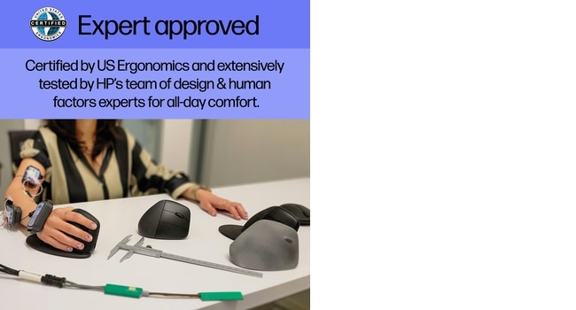 Wireless Ergonomic Vertical Mouse - 925 - Black