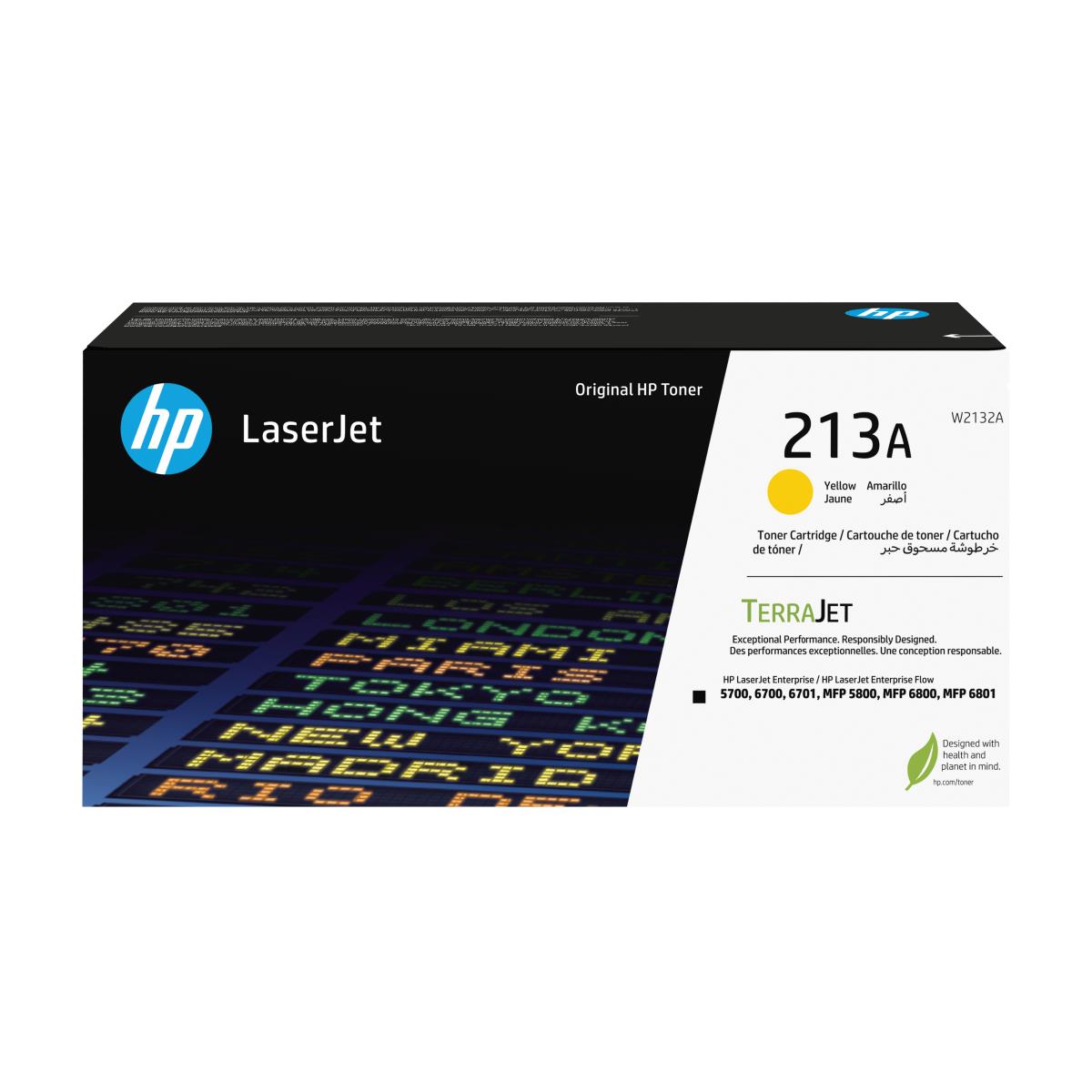 Toner Cartridge - No 213A - 3k Pages - Yellow