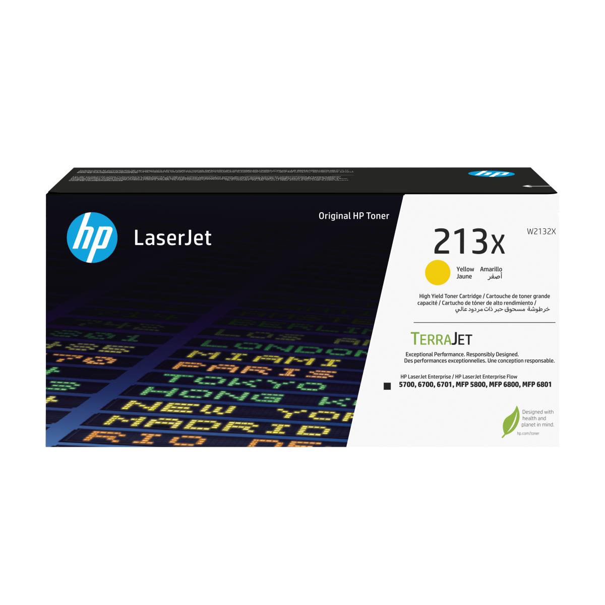 Toner Cartridge - No 213X - High Yield - 6k Pages - Yellow