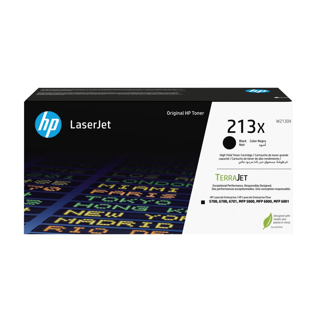 Toner Cartridge - No 213X - High Yield - 9k Pages - Black