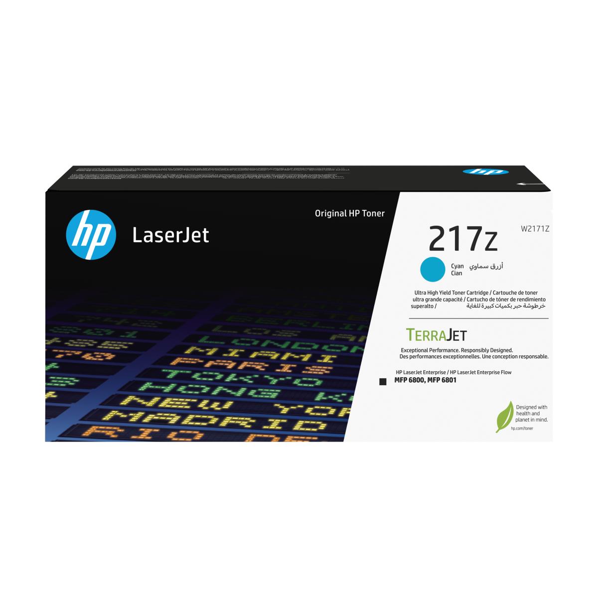 Toner Cartridge - No 217Z - Ultra High Yield - 24k Pages - Cyan