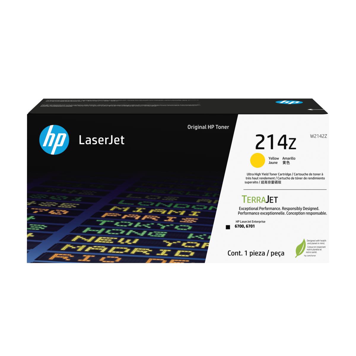 Toner Cartridge - No 214Z - Ultra High Yield - 26k Pages - Yellow