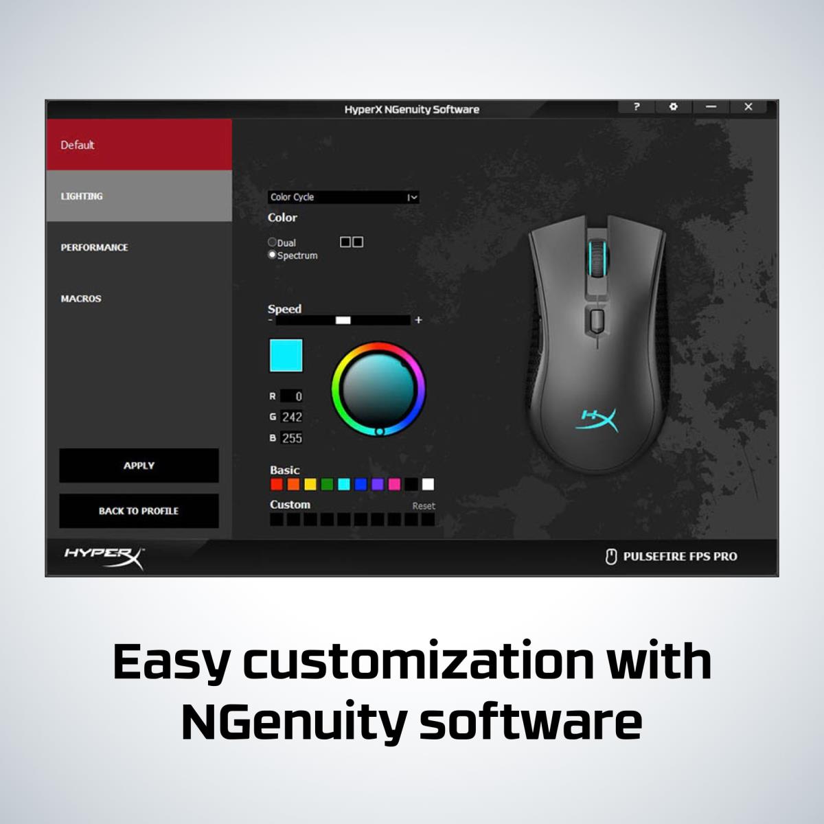 HyperX Pulsefire FPS Pro - Gaming Mouse - Gunmetal