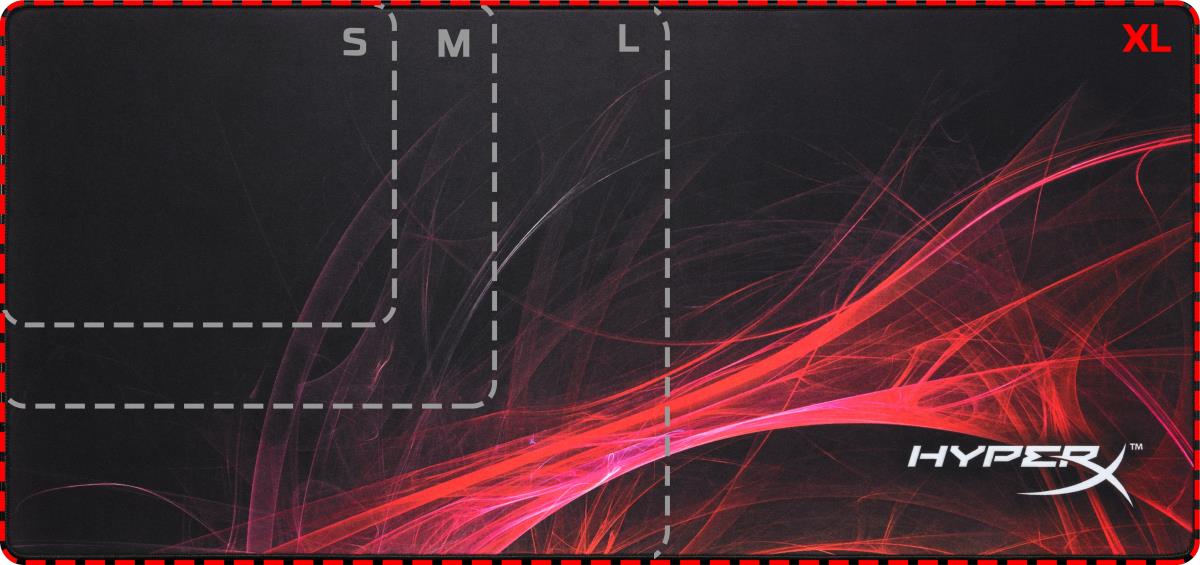 HyperX FURY S - Gaming Mouse Pad - Speed Edition - Cloth (XL)