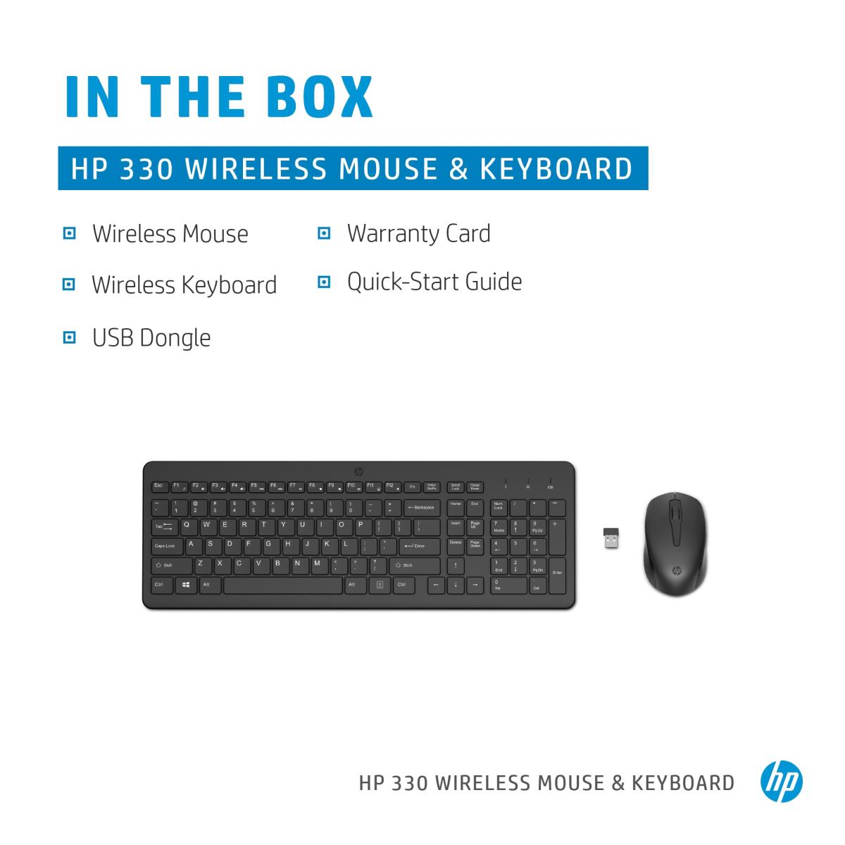Wireless Keyboard and Mouse 330 - Azerty Belgian