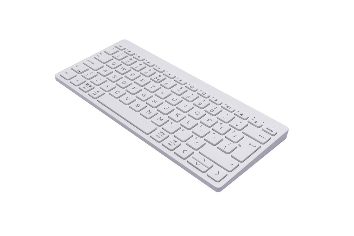 Compact Multi-Device Bluetooth Keyboard 350 - White - Qwerty Int'l