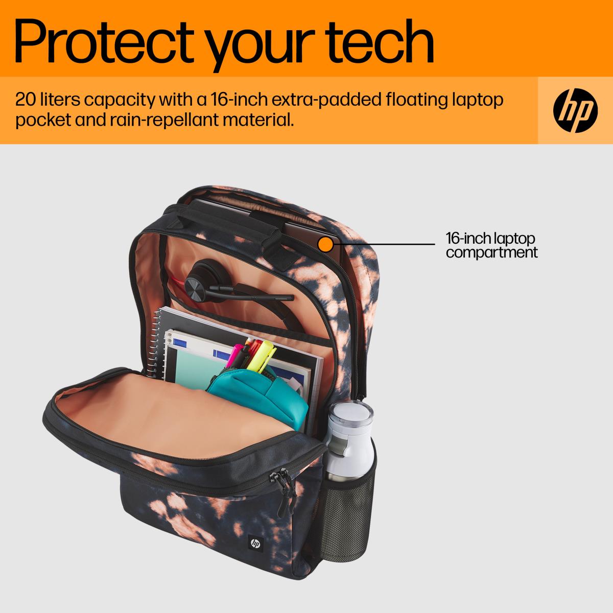 Campus XL - Notebook Backpack - Tie Dye