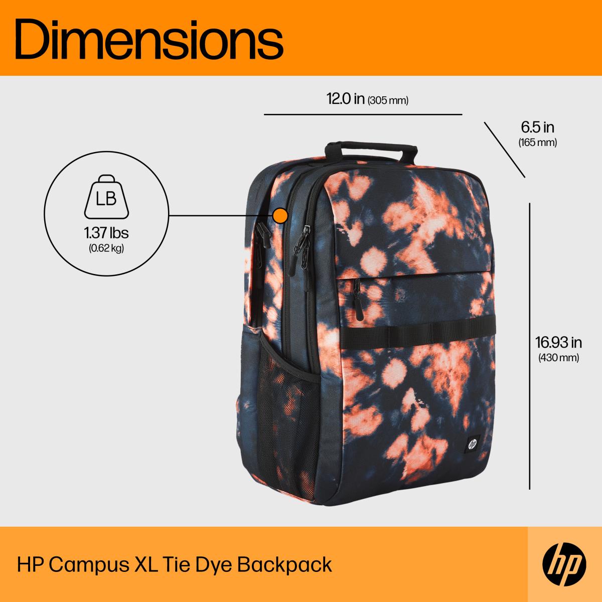 Campus XL - Notebook Backpack - Tie Dye