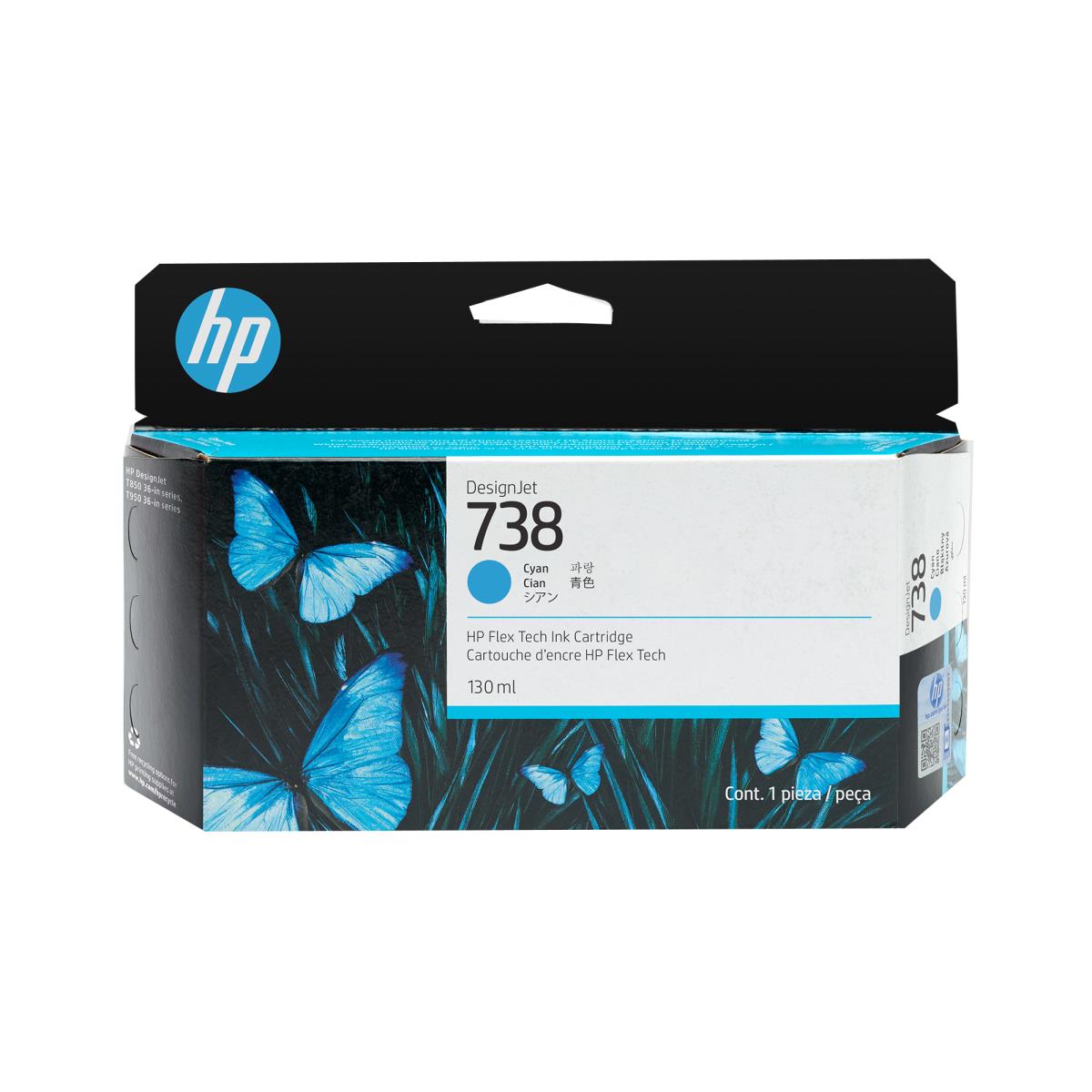 Ink Cartridge - No 738 - 130ml - Cyan