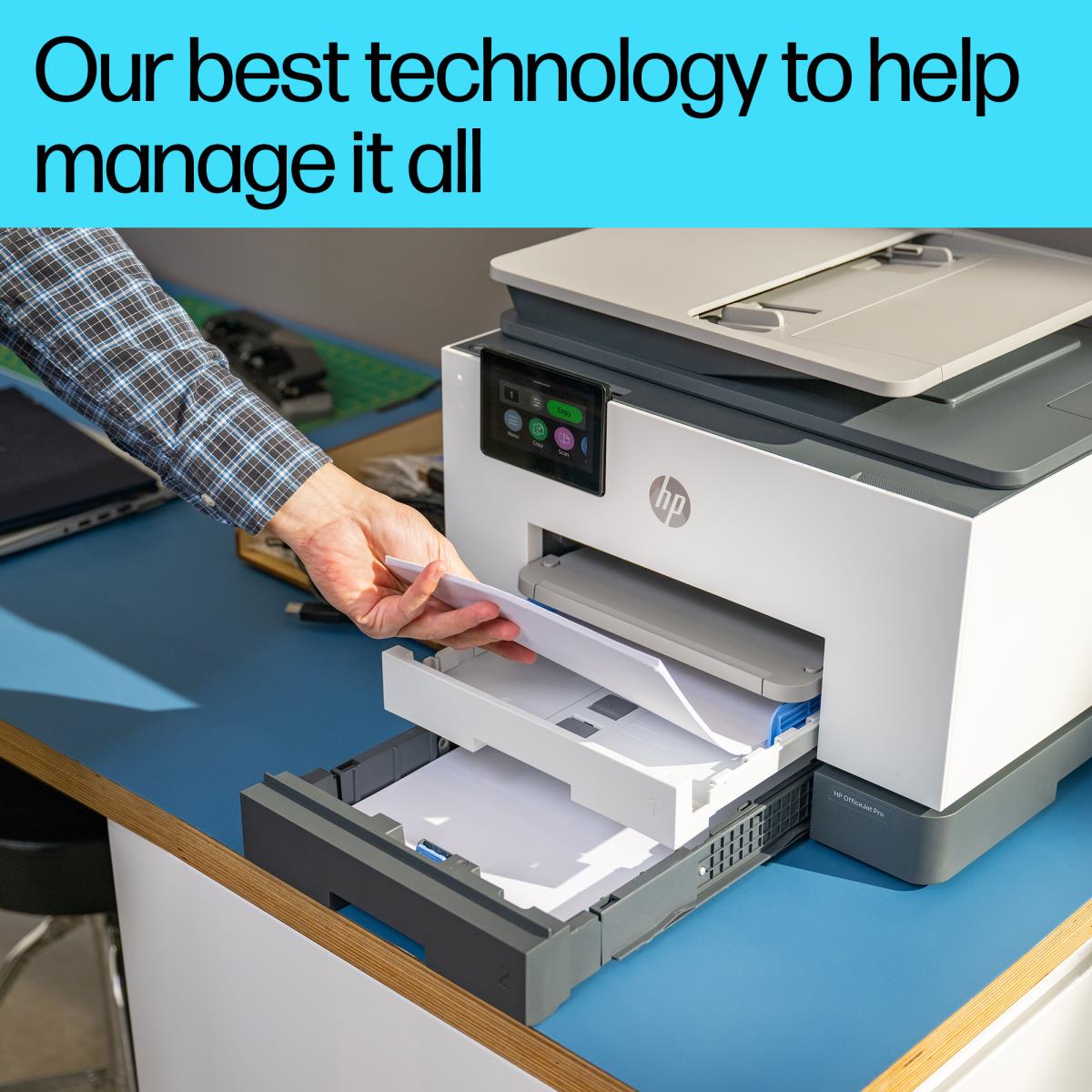 OfficeJet Pro 9130b - Color All-in-One Printer - Inkjet - A4 - USB / Wi-Fi / Bluetooth / Ethernet