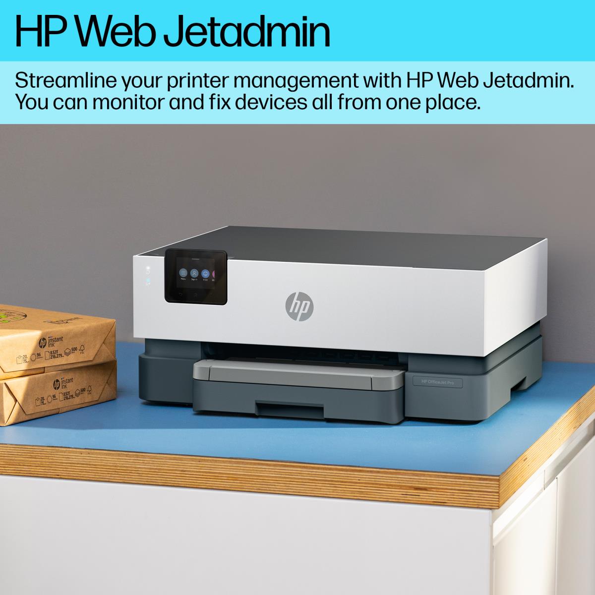 OfficeJet Pro 9110b - Color All-in-One Printer - Inkjet - A4 - USB / Wi-Fi / Bluetooth / Ethernet