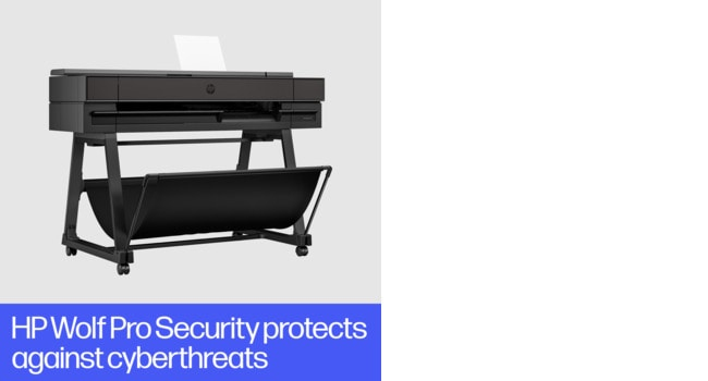 DesignJet T850 - Color Printer - Inkjet - 36in - Wi-Fi / Ethernet