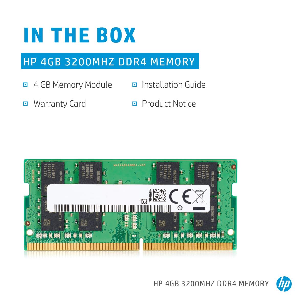 Memory 4GB 3200MHz DDR4