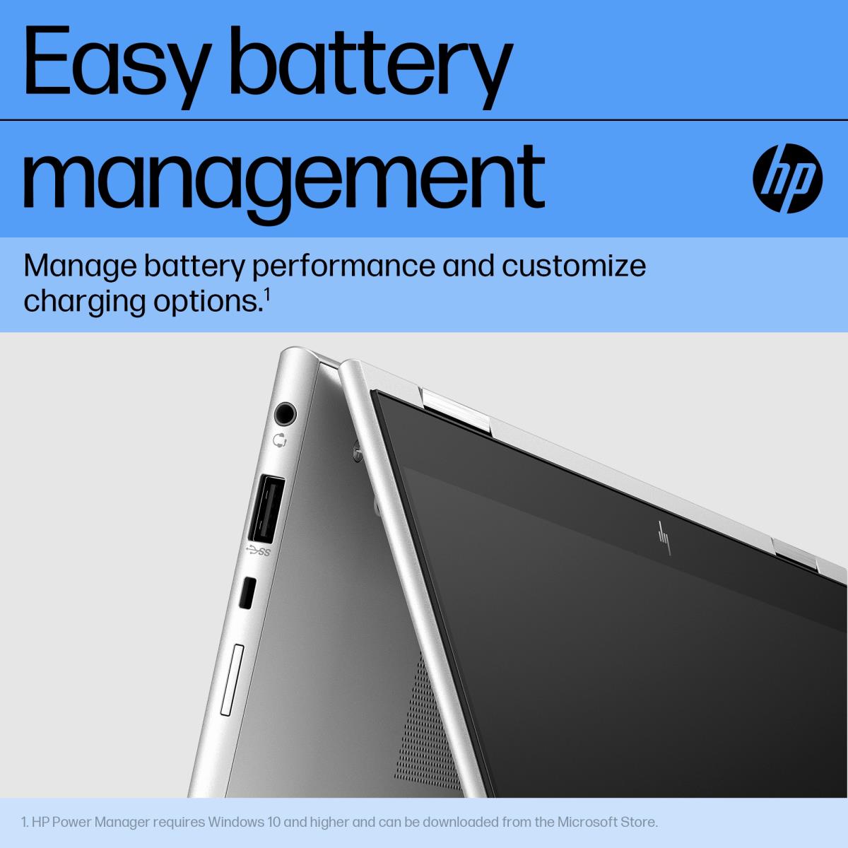 Elite x360 830 G10 - 13.3in - i7 1355U - 16GB RAM - 512GB SSD - Win11 Pro - Azerty Belgian