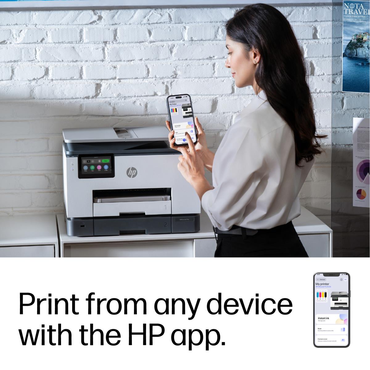 OfficeJet Pro 9132e - Color All-in-One Printer - Inkjet - A4 - USB / Ethernet / Wi-Fi